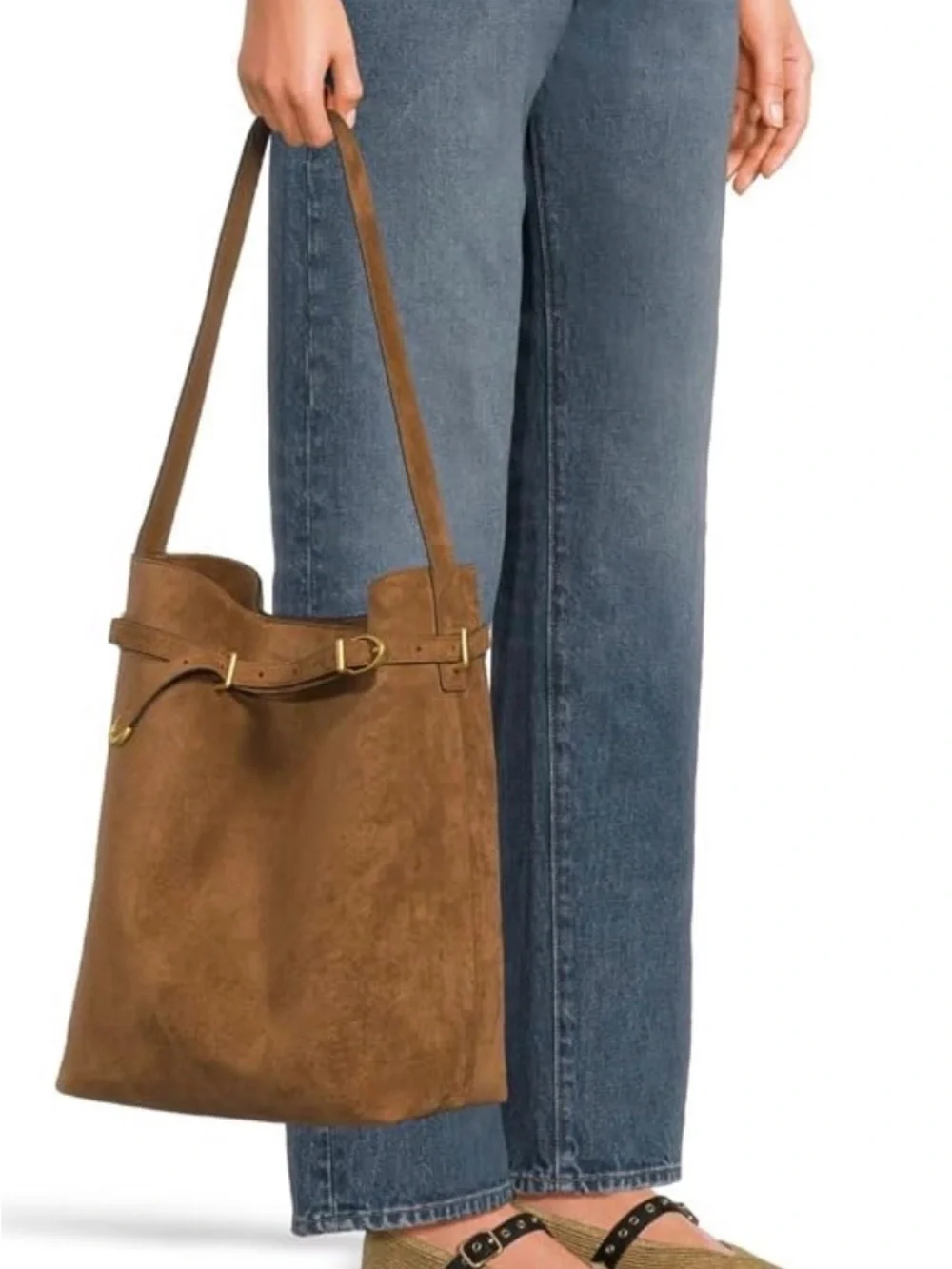 Madewell The Essential Belted Bucket - Dried Acorn NWT